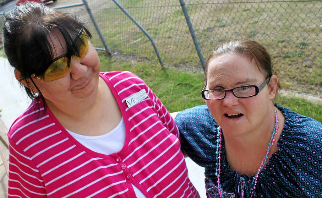 Rachel Gay and Irene Field live together with another resident, with the support of St Vincent De Paul Toowoomba. Rachel Gay and Irene Field live together with another resident, with the support of St Vincent De Paul Toowoomba.